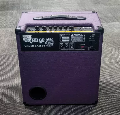 Store Special Product - Orange Amplifiers - Orange Crush Bass 50 Glenn Hughes Limited Edition Bass Combo
